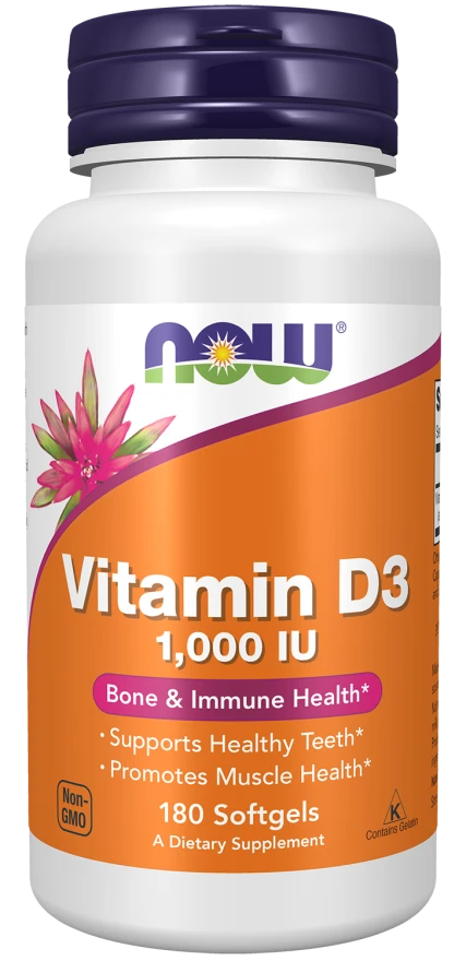 Vitamin D3 1000 IU Softgels